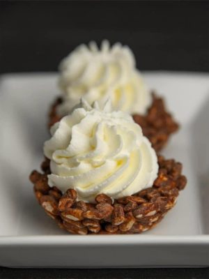 CESTINI DI RISO AL CIOCCOLATO